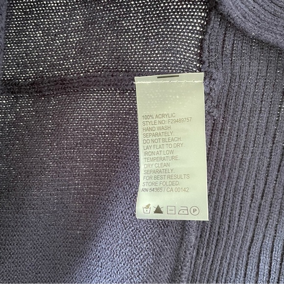 Bianca Nygard Half Sleeve Light Cardigan Sweater, Blue, Size 1X (14-16), NEW - Picture 7 of 7